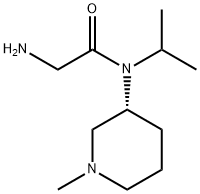 2-AMino-N-isopropyl-N-((R)-1-Methyl-piperidin-3-yl)-acetaMide Structure