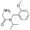 2-AMino-N-isopropyl-N-(2-Methoxy-benzyl)-acetaMide Structure