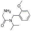 2-AMino-N-isopropyl-N-(2-Methoxy-benzyl)-acetaMide 结构式