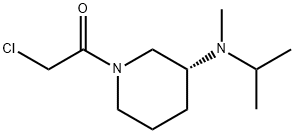 2-Chloro-1-[(R)-3-(isopropyl-Methyl-aMino)-piperidin-1-yl]-ethanone Struktur