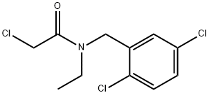 2-Chloro-N-(2,5-dichloro-benzyl)-N-ethyl-acetaMide Structure