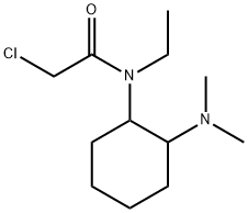 2-Chloro-N-(2-diMethylaMino-cyclohexyl)-N-ethyl-acetaMide 结构式