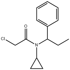 2-Chloro-N-cyclopropyl-N-(1-phenyl-propyl)-acetaMide Structure