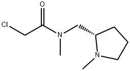 2-Chloro-N-Methyl-N-((S)-1-Methyl-pyrrolidin-2-ylMethyl)-acetaMide Struktur