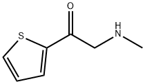 2-MethylaMino-1-thiophen-2-yl-ethanone 化学構造式
