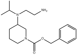 3-[(2-AMino-ethyl)-isopropyl-aMino]-piperidine-1-carboxylic acid benzyl ester Structure