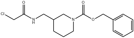 3-[(2-Chloro-acetylaMino)-Methyl]-piperidine-1-carboxylic acid benzyl ester Structure