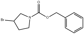 CBZ-3-BROMOPYRROLIDINE,220212-12-4,结构式