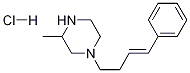 3-Methyl-1-((E)-4-phenyl-but-3-enyl)-piperazine hydrochloride Structure