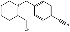 4-(2-HydroxyMethyl-piperidin-1-ylMethyl)-benzonitrile|4-(2-羟甲基哌啶-1-基甲基)-苄腈