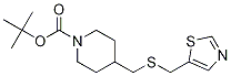 4-(Thiazol-5-ylMethylsulfanylMethyl
)-piperidine-1-carboxylic acid tert
-butyl ester