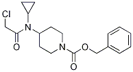 4-[(2-Chloro-acetyl)-cyclopropyl-aMino]-piperidine-1-carboxylic acid benzyl ester Structure