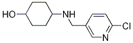 4-[(6-氯-吡啶-3-基甲基)-氨基]-环己醇,1261234-88-1,结构式