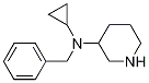 Benzyl-cyclopropyl-piperidin-3-yl-aMine Structure