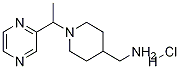C-[1-(1-Pyrazin-2-yl-ethyl)-piperidin-4-yl]-MethylaMine  hydrochloride Struktur