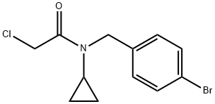 N-(4-BroMo-benzyl)-2-chloro-N-cyclopropyl-acetaMide Structure