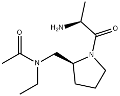 N-[(S)-1-((S)-2-AMino-propionyl)-pyrrolidin-2-ylMethyl]-N-ethyl-acetaMide,1401666-15-6,结构式