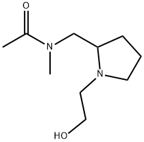 N-[1-(2-Hydroxy-ethyl)-pyrrolidin-2-ylMethyl]-N-Methyl-acetaMide Struktur