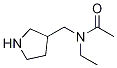 N-Ethyl-N-pyrrolidin-3-ylMethyl-acetaMide Struktur