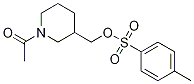 Toluene-4-sulfonic acid 1-acetyl-piperidin-3-ylMethyl ester Structure