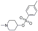 1-甲基哌啶-4-基4-甲基苯磺酸盐 结构式