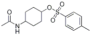 Toluene-4-sulfonic acid 4-acetylaMino-cyclohexyl ester Structure