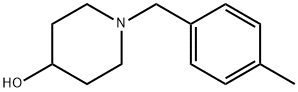 1-(4-甲基-苄基)-哌啶-4-醇 结构式