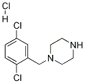 1-(2,5-Dichloro-benzyl)-piperazine hydrochloride,,结构式