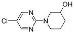 1-(5-Chloro-pyrimidin-2-yl)-piperidin-3-ol 化学構造式