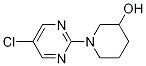 1-(5-氯嘧啶-2-基)哌啶-3-醇, 1261234-10-9, 结构式