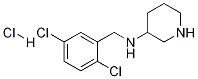 (2,5-二氯-苄基)-哌啶-3-基-胺盐酸盐, , 结构式