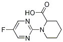 1-(5-氟嘧啶-2-基)哌啶-2-羧酸, 1261229-81-5, 结构式