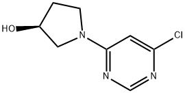 (S)-1-(6-Chloro-pyrimidin-4-yl)-pyrrolidin-3-ol Structure