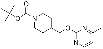 4-(4-甲基-嘧啶-2-基氧基甲基)-哌啶-1-羧酸叔丁基酯 结构式