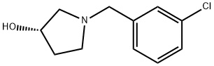 (S)-1-(3-氯-苄基)-吡咯烷-3-醇,1264038-70-1,结构式