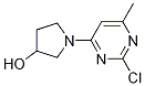 1-(2-Chloro-6-methyl-pyrimidin-4-yl)-pyrrolidin-3-ol