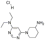 [6-(3-Amino-piperidin-1-yl)-pyrimidin-4-yl]-diethyl-amine hydrochloride|