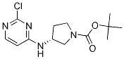 (R)-3-(2-氯-嘧啶-4-基氨基)-吡咯烷-1-羧酸叔丁基酯, 1289585-47-2, 结构式