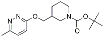 3-(6-Methyl-pyridazin-3-yloxymethyl)-piperidine-1-carboxylic acid tert-butyl ester Structure