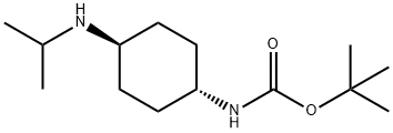 (1R,4R)-(4-IsopropylaMino-cyclohexyl)-carbaMic acid tert-butyl ester Structure