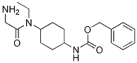 (1R,4R)-{4-[(2-AMino-acetyl)-ethyl-aMino]-cyclohexyl}-carbaMic acid benzyl ester Struktur