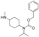 (1R,4R)-Isopropyl-(4-MethylaMino-cyclohexyl)-carbaMic acid benzyl ester Structure