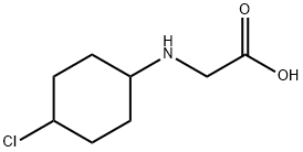 (4-Chloro-cyclohexylaMino)-acetic acid 化学構造式