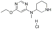 (6-Ethoxy-pyriMidin-4-yl)-Methyl-piperidin-3-yl-aMine hydrochloride Structure