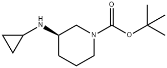 (R)-3-CyclopropylaMino-piperidine-1-carboxylic acid tert-butyl ester Structure