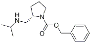 (S)-2-(IsopropylaMino-Methyl)-pyrrolidine-1-carboxylic acid benzyl ester Structure