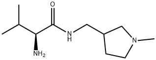 (S)-2-AMino-3-Methyl-N-(1-Methyl-pyrrolidin-3-ylMethyl)-butyraMide 结构式