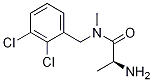 (S)-2-氨基-N-(2,3-二氯苄基)-N-甲基丙酰胺,1308968-69-5,结构式