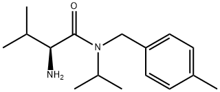 (S)-2-AMino-N-isopropyl-3-Methyl-N-(4-Methyl-benzyl)-butyraMide Struktur