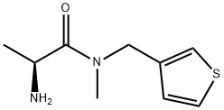 (S)-2-AMino-N-Methyl-N-thiophen-3-ylMethyl-propionaMide Structure